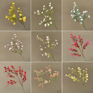 Mini-matériaux floraux artificiels de jasmin, verdure, thème forêt, décoration de plafond de mariage, arrangements floraux artificiels, fausses fleurs - Product Image 4