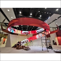 Module d'affichage LED flexible P3 320x160mm, écran souple couleur pleine, 1000 nits, mur vidéo intérieur pour centres commerciaux et expositions