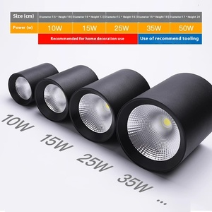 LED yüzey montaj alüminyum maliyet-etkin Modern basit tavan ticari ev spot downlight - Product Image 3