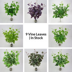 Hojas de hiedra artificial con revestimiento de pegamento, relleno de pared de plástico con plantas, decoración de follaje verde para paredes verticales interiores y exteriores - Product Image 3