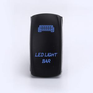 WELFNOBL, высокое качество, 20 А, 10 А, Электрический красный светодиодный светильник, 12 В, 24 В, переключатель постоянного тока, водонепроницаемый 5-контактный автомобильный лодочный тумблер - Product Image 3