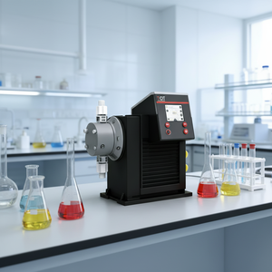 Pompa Dosatrice Digitale ad Alta Precisione Controllata da PLC, Pompa in Acciaio Inox con Diaframma Resistente all'Usura, Dosaggio 15L/H 10Bar Acqua - Product Image 2