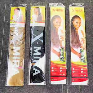 <span class=keywords><strong>Prix</strong></span> d'usine 165g 82 pouces Ghana Curl Cheveux à tresser pré-étirés Yaki doux Synthétiques Extensions <span class=keywords><strong>de</strong></span> cheveux à tresser Coiffage à l'eau chaude - Product Image 4