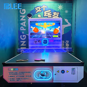BLEE Table <span class=keywords><strong>Tennis</strong></span> <span class=keywords><strong>Master</strong></span> Simulateur d'entraînement sportif Machine de ping-pong numérique Machine de jeu d'arcade sportive pour parc d'attractions - Product Image 1