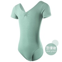 Leotardos de Ballet para Niñas al por Mayor, Ropa de Danza de Manga Corta, Uniformes Escolares, Conjuntos para Actuaciones Infantiles, Logotipo Personalizado, Envío Rápido