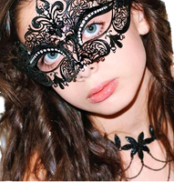 Masque de boule de mascarade de masque de dentelle sexy de luxe pour Cosplay de fête costumée