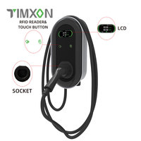 Produsen Charger EV 22kW Tipe 2 Plug and Play, Stasiun Pengisian Daya Mobil 32A AC, Charger Listrik Rumah EV Wallbox untuk Penggunaan Keluarga