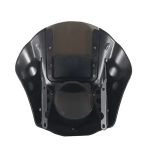 Black ABS Quarter Fairing With Clear PC Windshield For Harley 86-94 FXR And 95-05 Dyna Models