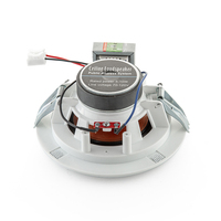 Altavoz de techo de aluminio blanco profesional 704C Altavoz de techo impermeable de 4 pulgadas 10W para el aula