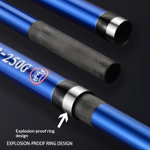 <span class=keywords><strong>Canne</strong></span> à pêche portable de haute qualité A33-425 BX 4,20 m 4 sections 33 #   <span class=keywords><strong>Canne</strong></span> à pêche de bord de mer à lancer longue distance avec guides Fuji, poids de l'appât 100g-250g - Product Image 4