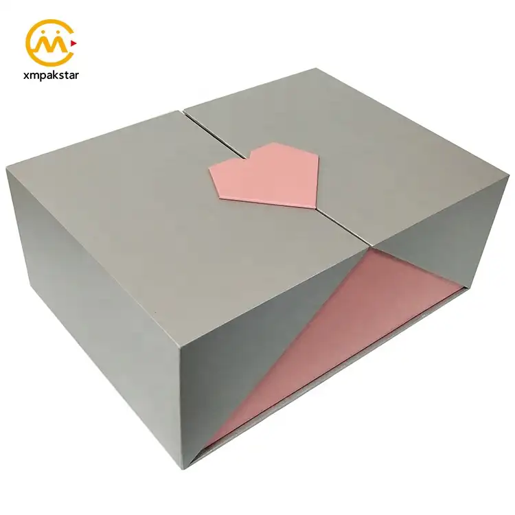 Luxus angepasst große karton doppel tür hochzeit gefälligkeiten geschenk box für kleid verpackung