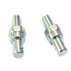 <span class=keywords><strong>Biella</strong></span> in acciaio zincato personalizzata in fabbrica M4 M6 M8 8-32 fresatura CNC <span class=keywords><strong>a</strong></span> croce foro perno connettore perno perno <span class=keywords><strong>a</strong></span> vite - Product Image 1