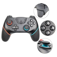 Control Inalámbrico BT para Pro con Motor de Vibración - Joystick para Juegos en Android/PC