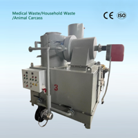 Four de pyrolyse industriel pour déchets, réduction de volume, faibles émissions, élimination thermique, moteur complet pour gaz de combustion