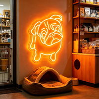 Décoration murale, cadeau pour les amoureux des chiens, enseigne au néon Bouledogue français, lumière LED personnalisée pour la chambre à coucher, le salon, la boutique d'animaux, le bar, la décoration de la maison