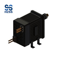 Échangeur de chaleur à plaques en titane anti-corrosion personnalisé HZSS, évaporateur d'eau de mer haute efficacité, refroidisseur pour pompes à chaleur