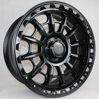Junman Beadlock-Räder Mattschwarz Tiefbettfelgen 17 Zoll 6*139,7 PCD Leichtmetall Offroad Modifizierte Leichtgewicht-Felge Stoßfest SUV