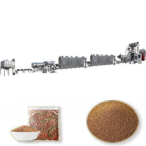 Nueva Línea de Producción de Alimento Flotante para Peces de 1 Tonelada/H, Equipo de Extrusión de Pellets Totalmente Automático, Acero Inoxidable 304, Alta Productividad - Product Image 2