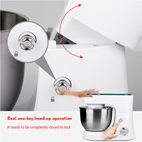4l 5l 5.5l 6l Spirale Pizza Gâteau Machine Électrique Électroménager Pain Alimentaire Pâte Batteur Sur Pied Pour Boulangerie