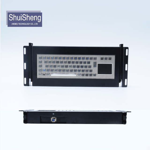 IP68 Waterproof RGB Backlit USB Type-C Mechanical Keyboard Aluminum Frame for Ship Bridge