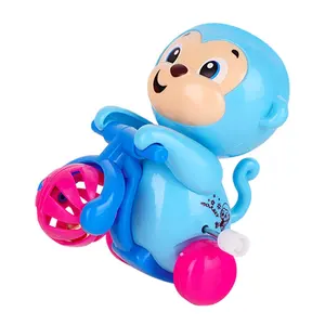 1-3 anello per bambini cartoon animal stunt monkey wind up toy