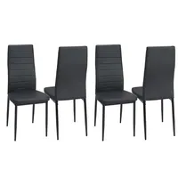 Chaises de salle à manger en cuir PU écologiques, modernes, portables et bon marché, pour salon ou café