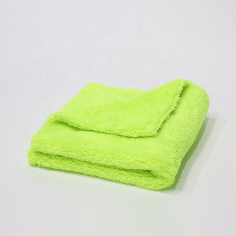 AUTO TIGER Green 500gsm 40x40cm Car Drying Towel Microfiber Cloth for ...