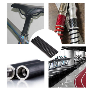 Tubo de fibra de carbono de fábrica HENGLV China 60Mm 80Mm 100Mm 120Mm 200Mm 1000Mm <span class=keywords><strong>1K</strong></span> 3K 6k 12k brillante/tubo de fibra de carbono de sarga mate - Product Image 4