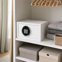 Elektronischer Safe für Reisende Stahl-Schließfach Kompaktes Design für Hotelaufenthalte