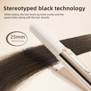 Lisseur et boucleur 2 en 1 avec plaques en céramique flottantes 3D, outil de coiffage chauffant, <span class=keywords><strong>pince</strong></span> <span class=keywords><strong>plate</strong></span> - Product Image 5
