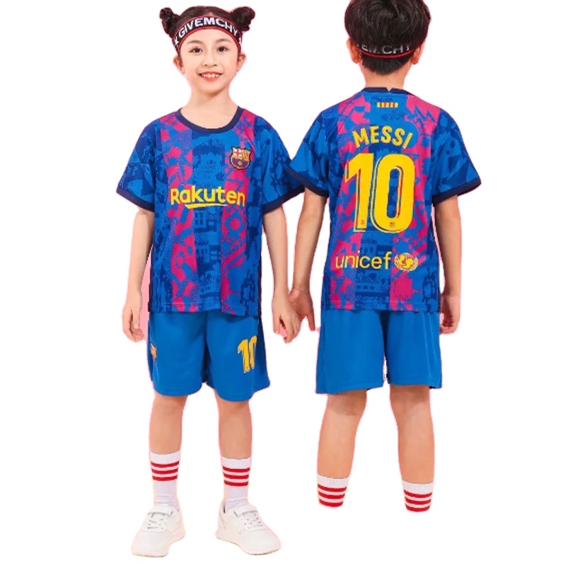 2023 спортивные быстросохнущие командные тренировочные футболки и шорты для мальчиков и девочек, комплект футбольных футболок
