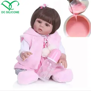 Super soft silicone raw material liquid rubber for body parts baby doll