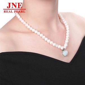 प्राकृतिक मोती का हार 925 चांदी के मोती का हार, बुजुर्गों की मां का उपहार - Product Image 3