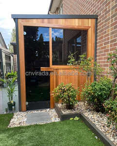 <span class=keywords><strong>Sauna</strong></span> Tradicional de Lujo con Frente de Cristal que Permite que la Luz Llene la Habitación y Crea una Sensación de Espacio Durante su Uso - Product Image 1