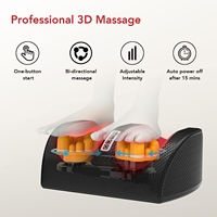 LEMESY Appareil de massage électrique Shiatsu Heat Leg Calf Vibrator Machine Vibrator 3 Level air Bag Roller Deep Neading Leg Foot Massager