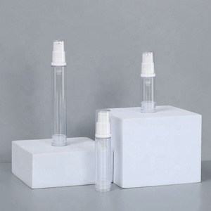 Summer Arrival 10ml Twist up Airless Pump Bottle Double Wall Round Vacuum for Cosmetic Liquid - Product Image 1