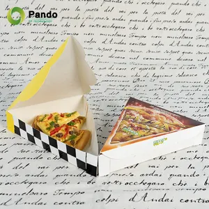 강력한 제조업체 맞춤형 인쇄 피자 상자 중국 도매 종이 포장 상자 10 인치 반죽 포장 상자 피자