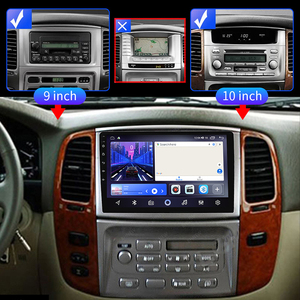 9 ''Màn hình cảm ứng BT Carplay Android Car đài phát thanh đa phương tiện <span class=keywords><strong>Player</strong></span> cho TOYOTA LAND CRUISER lc100 GXR low-<span class=keywords><strong>end</strong></span> vxr cao cấp 2003 ~ 2006 - Product Image 4