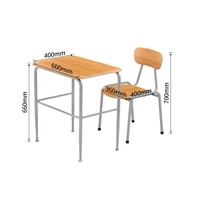 Muebles Escolares al por Mayor, Mesa y Silla de Estudio Modernas de Madera para Niños, Adultos y Estudiantes