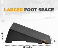 Wellshow Sport Planche inclinée réglable en acier, antidérapante et durable, pour squats, yoga et étirements des mollets