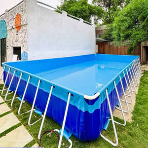 Piscina Grande y Económica para Exteriores, Lona <span class=keywords><strong>de</strong></span> PVC, Soporte <span class=keywords><strong>de</strong></span> Tubos <span class=keywords><strong>de</strong></span> Acero Galvanizado, Directo <span class=keywords><strong>de</strong></span> Fábrica - Product Image 3