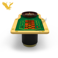 Table de jeu de roulette de casino verte de luxe YH Table de roulette professionnelle de maison moderne avec des jambes