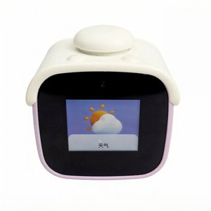 Réveil radio-horloge gonflable en forme d'hélicoptère avec sons d'oiseaux, fonction de vibration, compatible AI LLM, certifié RoHS, idéal pour bébé, avec strass et articles cadeaux - Product Image 6