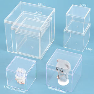 SUNSHING Transparent Acrylic Bonbonniere Box Square Wedding Gift Favor Boxes Mini Candy Container Clear Sweets Candle Cube Box - Product Image 2