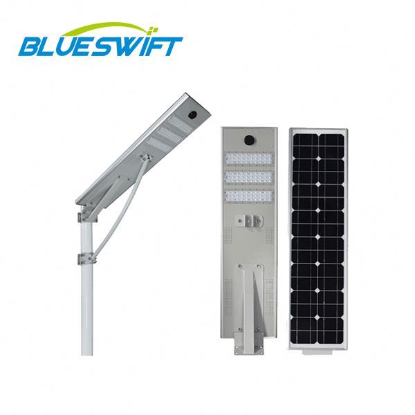 Sensor de movimiento 40 50W 60 vatios módulo inductivo integrado lámpara Solar Led Luz de calle