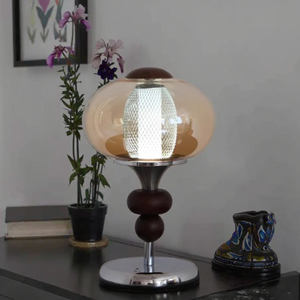 Thời Trung Cổ rắn gỗ có thể sạc lại bảng đèn cảm ứng chuyển đổi cho nghiên cứu phòng ngủ cạnh giường ngủ Đèn trang trí bầu không khí - Product Image 6