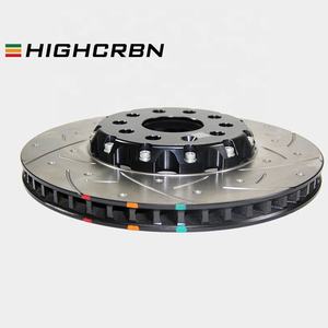 HIGHCRBN piringan rem depan mengambang, 2 bagian 348*36mm untuk BMW 740Li G12 OE #34116860911;34116860912 - Product Image 2