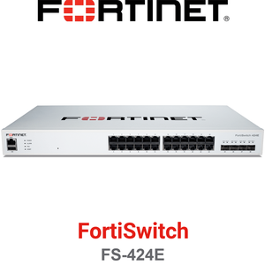 Commutateur réseau géré Fortinet <span class=keywords><strong>FortiSwitch</strong></span> FS-<span class=keywords><strong>424E</strong></span>-<span class=keywords><strong>FIBER</strong></span> 24 ports Gigabit fibre avec 4 ports SFP+ 10GE, couche 2/3 - Product Image 2