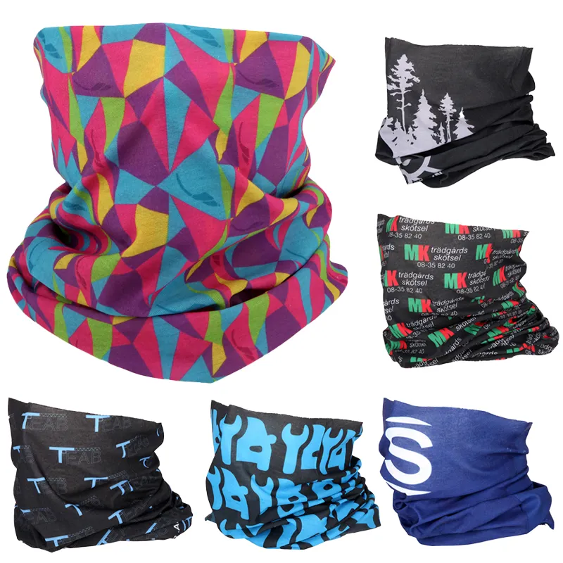 Custom All Over Print Logo Snood Multifunctional Headwear Tube Head Scarf Breathable Seamless Bandana Neck Gaiter