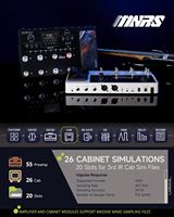 Pédale multi-effets de modélisation d'ampli guitare MOOER GE150 Max New Era, tout-en-un, pour studio d'enregistrement, pratique et spectacles en direct